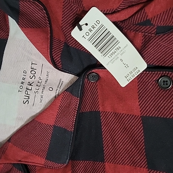 Torrid Button Up Sleep Shirt - Picture 6 of 6